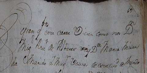 Miguel Antonio de Alvarez y Maria Miranda Garro, padre y madre de Trinidad Alvarez, vecinos de la ciudad de Mendoza