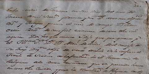 Fundacion del Monasterio de la Buena Enseñanza en la ciudad de Mendoza