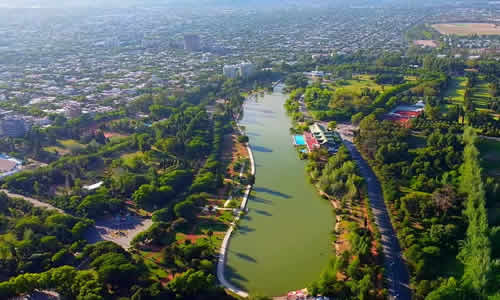 Lago Parque General San Martin Ciudad de Mendoza Argentina