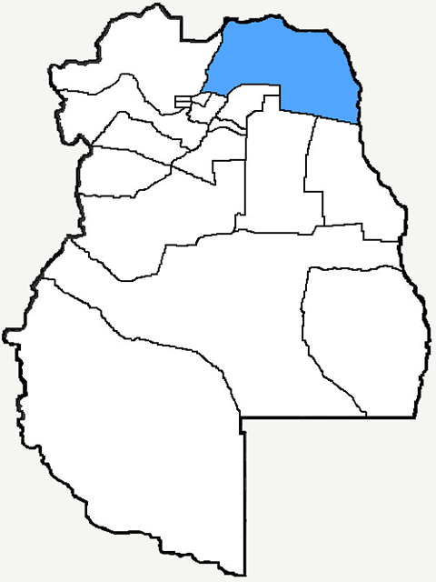 Mapa de Lavalle Mendoza Argentina