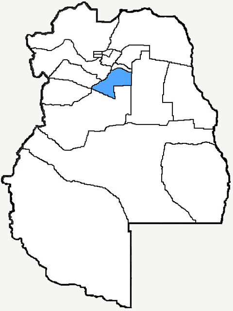 Mapa de Rivadavia Mendoza Argentina